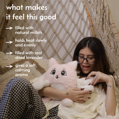 Warmlee's Heatable Weighted Plushie (Pink)