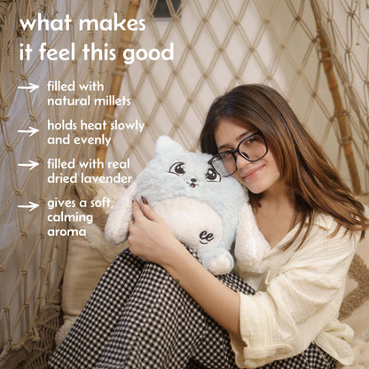 Warmlee's Heatable Weighted Plushie (Blue)