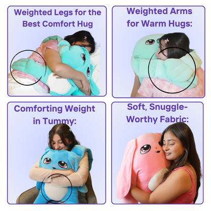 Warmlee's Weighted Stuffed Plushie (Purple)